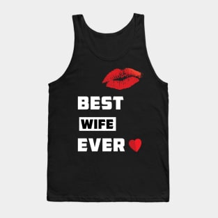 Womens Best Wife Ever T Shirt Cute Tee for Significant Other Tank Top